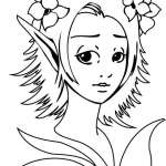 Dziewczynka elf fantasy