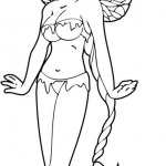 Pozująca dziewczynka elf