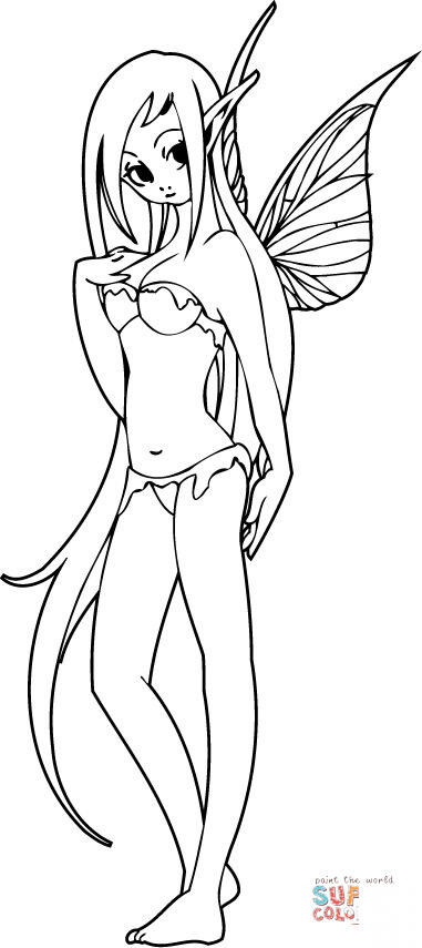 Piękna dziewczynka elf