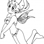 Latająca dziewczynka elf