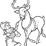 Christmas Elf and Reindeer