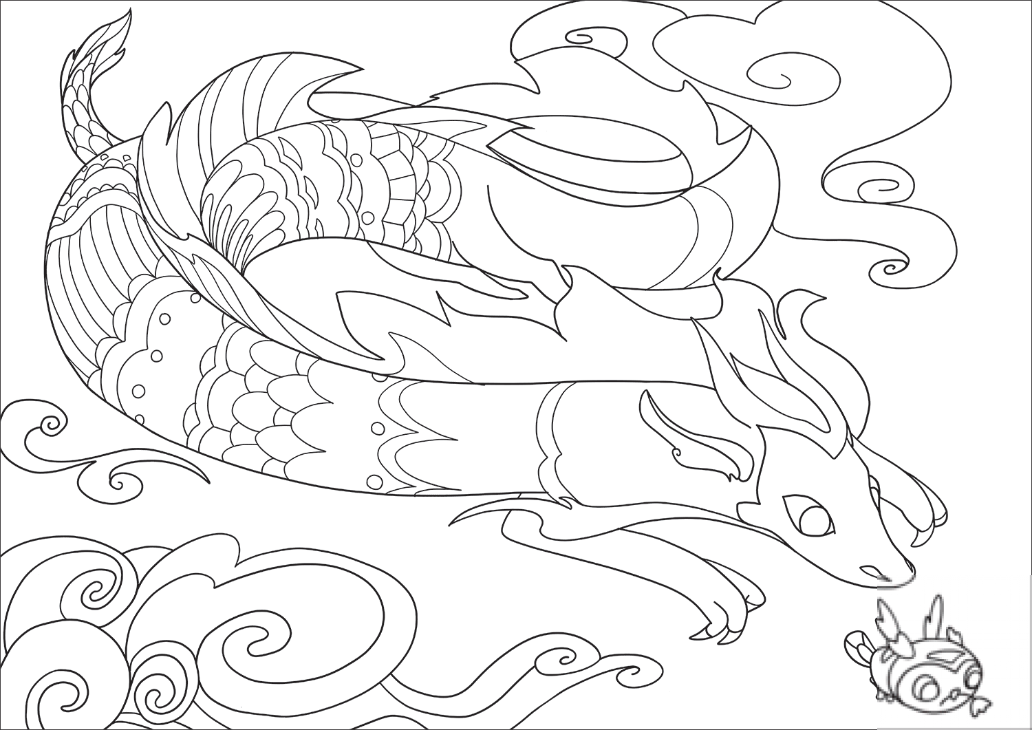 Dragon Chasing Jowy Bird