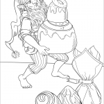 Gnome is Stealing a Chocolate Candy