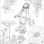 Leprechaun Flying with Butterflies