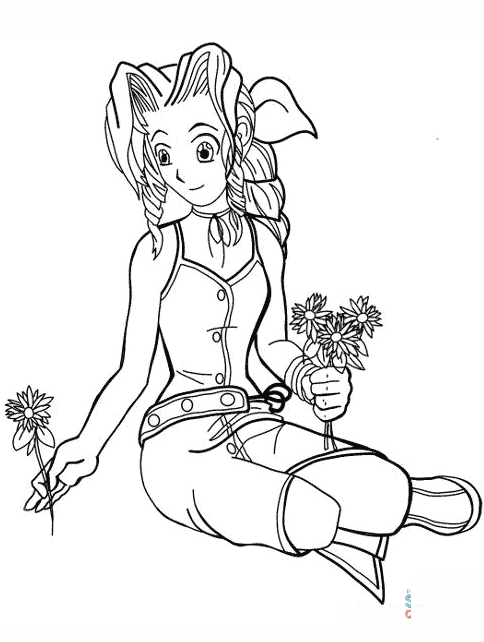 Aeris from Final Fantasy Vii