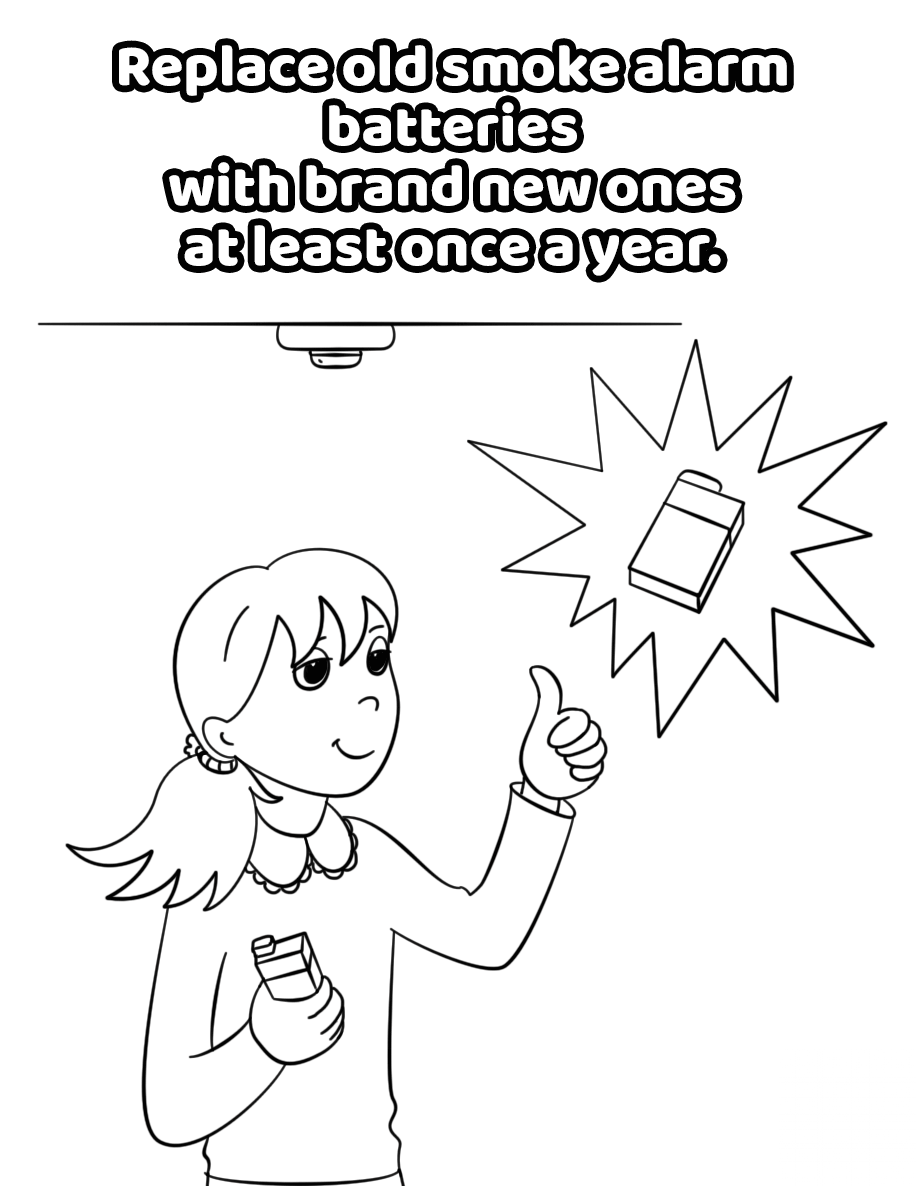 Replace Old Smoke Alarm Batteries...