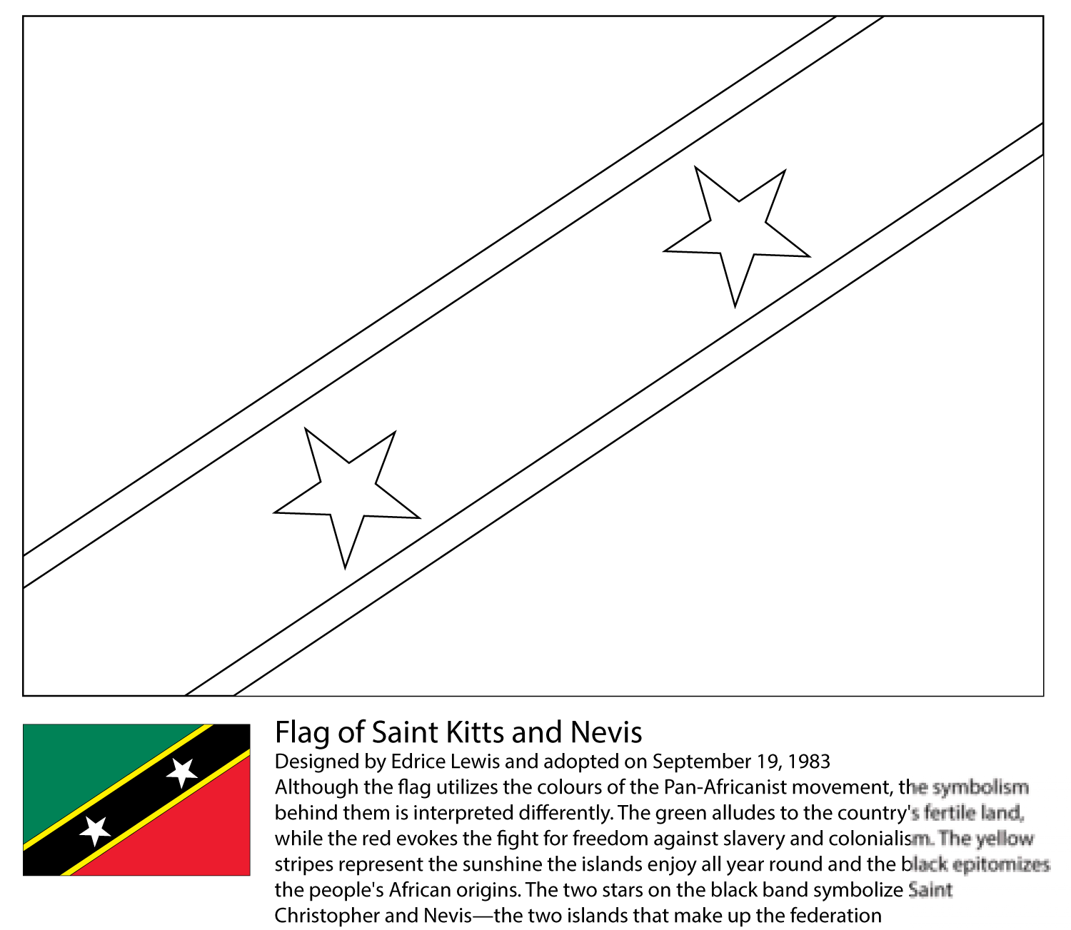 Flag of Saint Kitts and Nevis