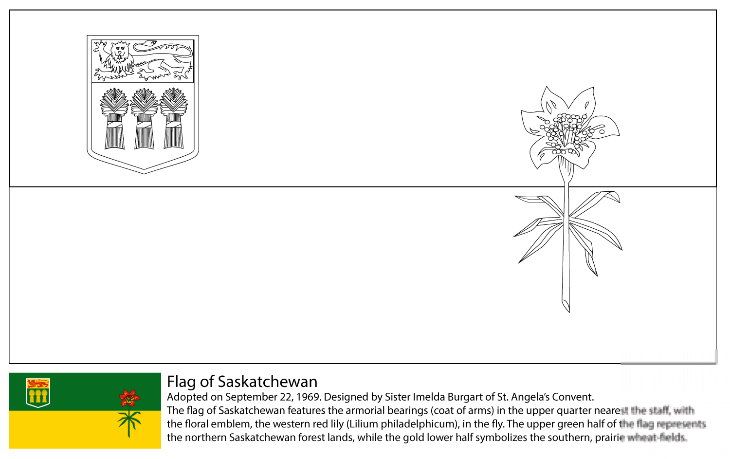 Flag of Saskatchewan