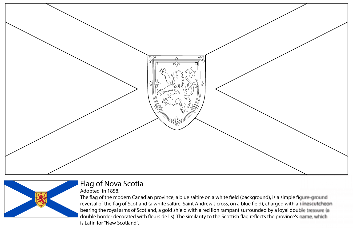 Flag of Nova Scotia