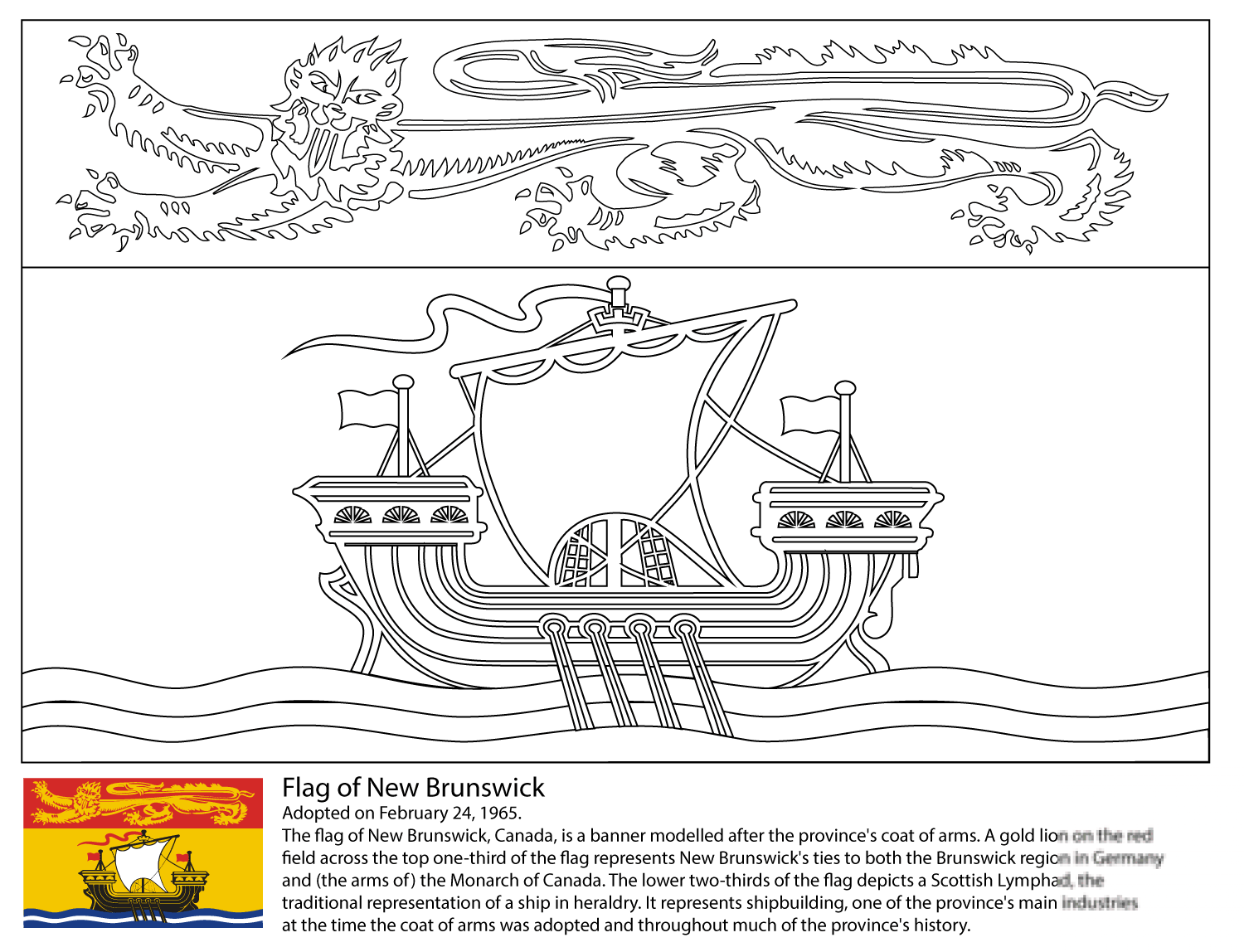 Flag of New Brunswick