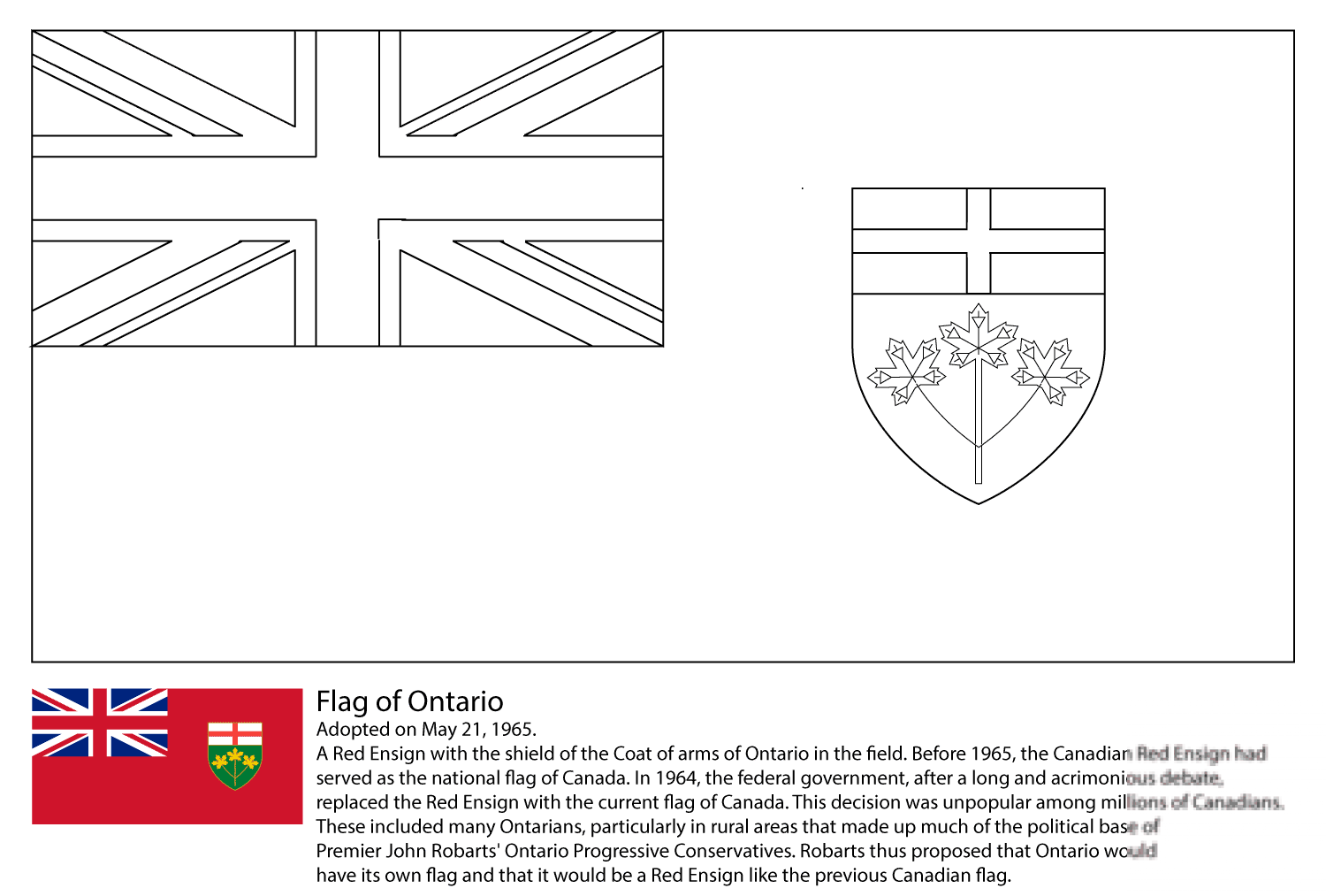 Flag of Ontario