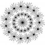 Mandala with Flowers