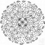 Mandala with Floral Pattern