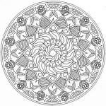 Mandala with Flower Ornament
