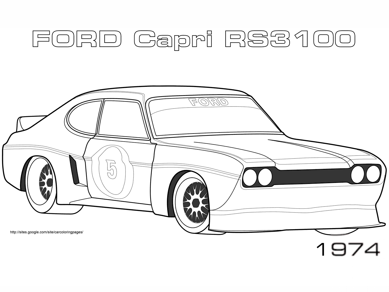 1974 Ford Capri RS3100