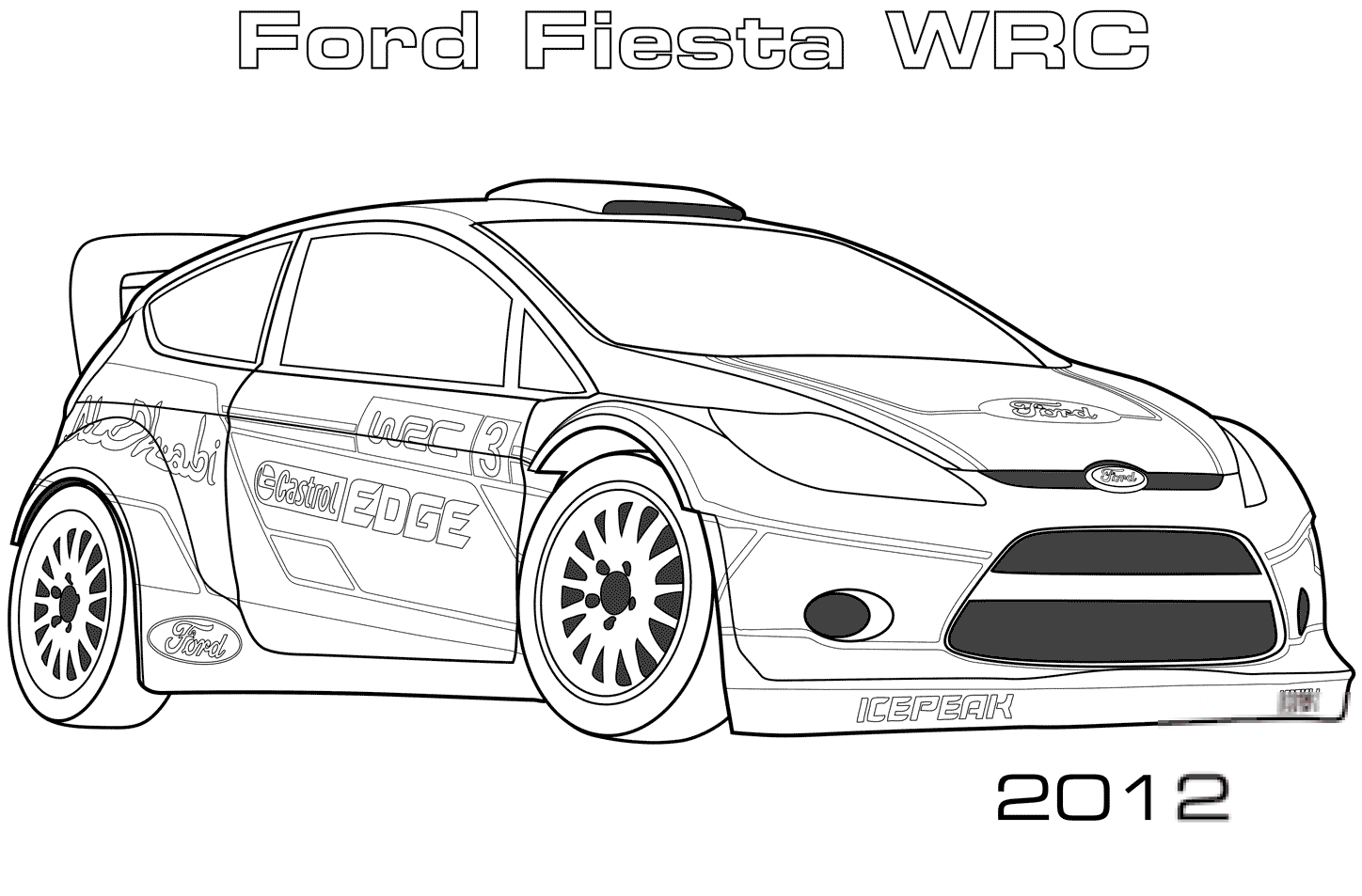 2012 Ford Fiesta WRC