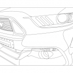 Ford Mustang Front Veiw