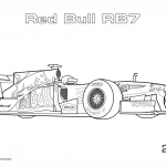 Samochód Formuły 1 	Red Bull Rb7