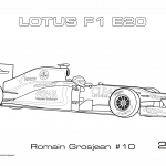 Samochód Formuły 1 	Lotus 2012 E20