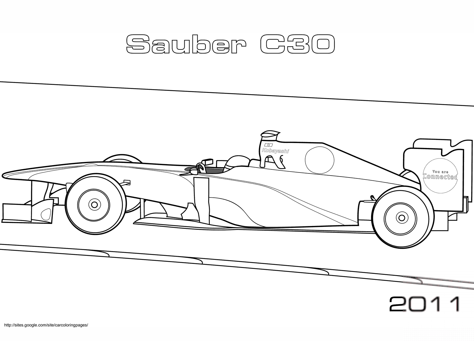 Samochód Formuły 1 Sauber C30