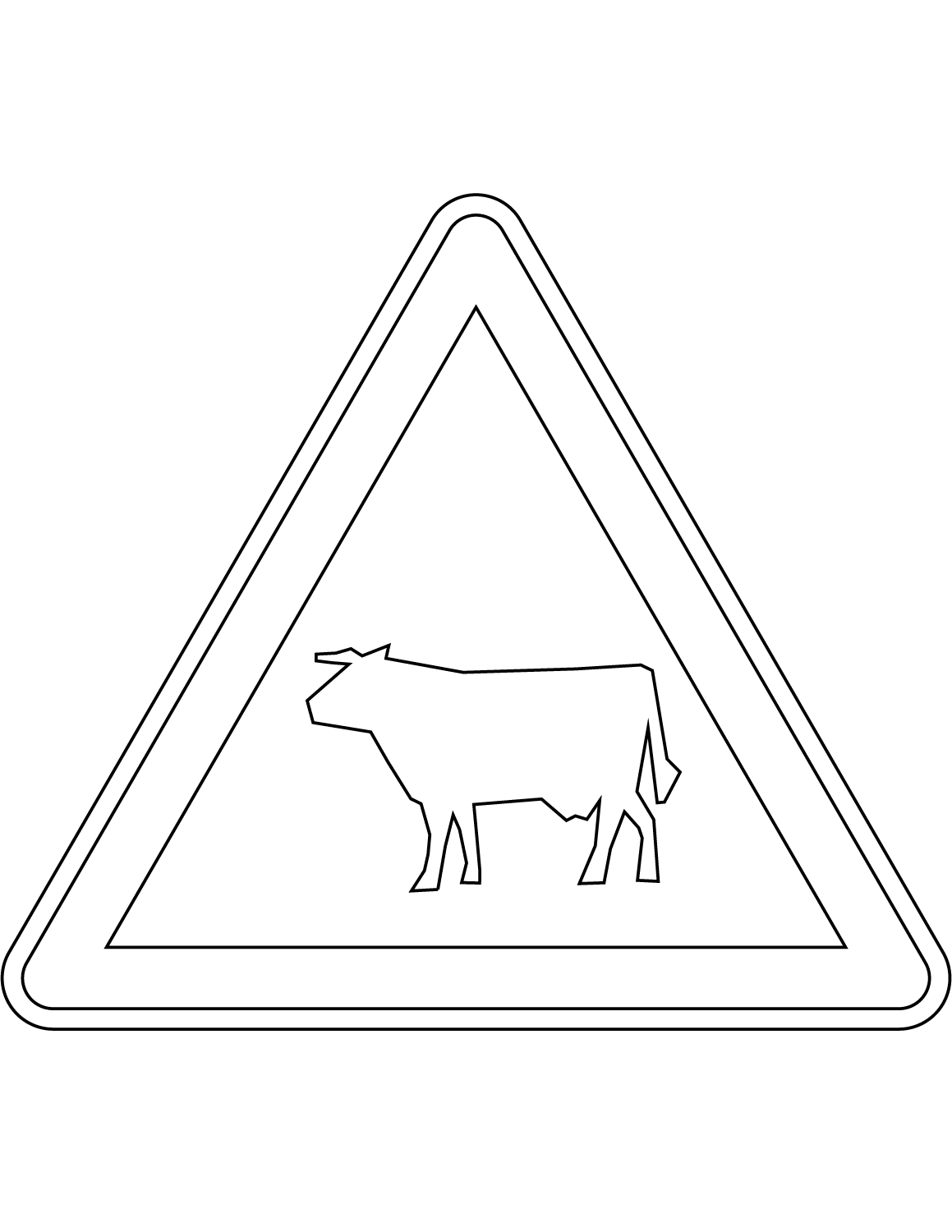 "Domestic Animals" Sign in France