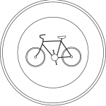 "No Bicycles" Sign in France