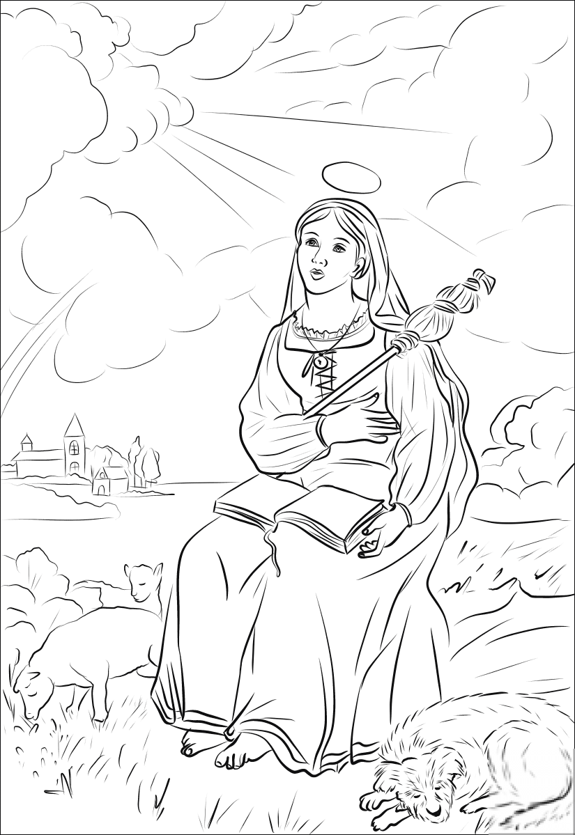 Święta Genowefa z Paryża