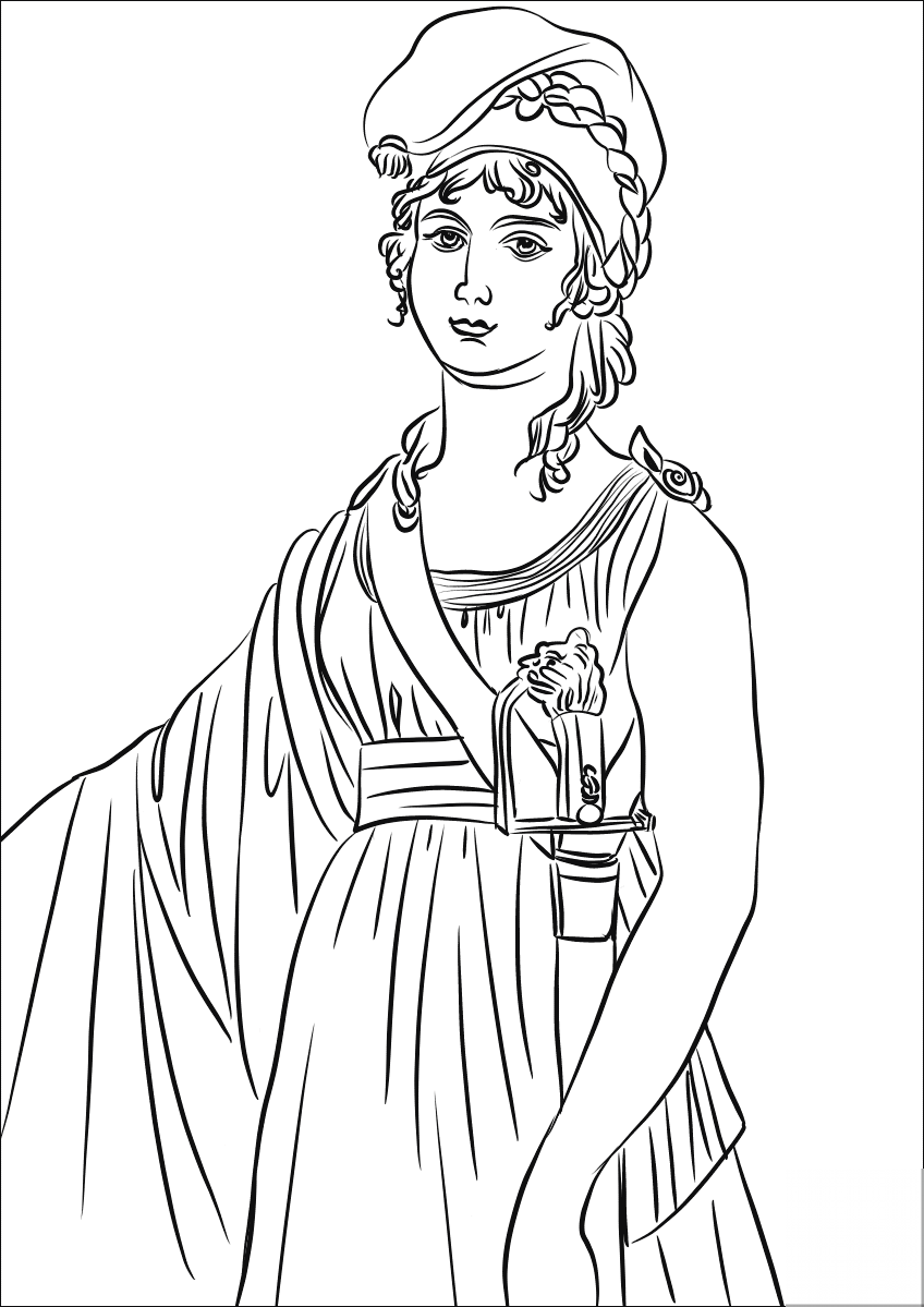 Marianne Wearing Bonnet Rouge