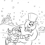 Frosty and Karen are Ice Skating on...