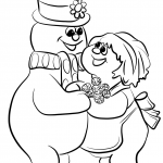 Frosty the Snowman with Crystal
