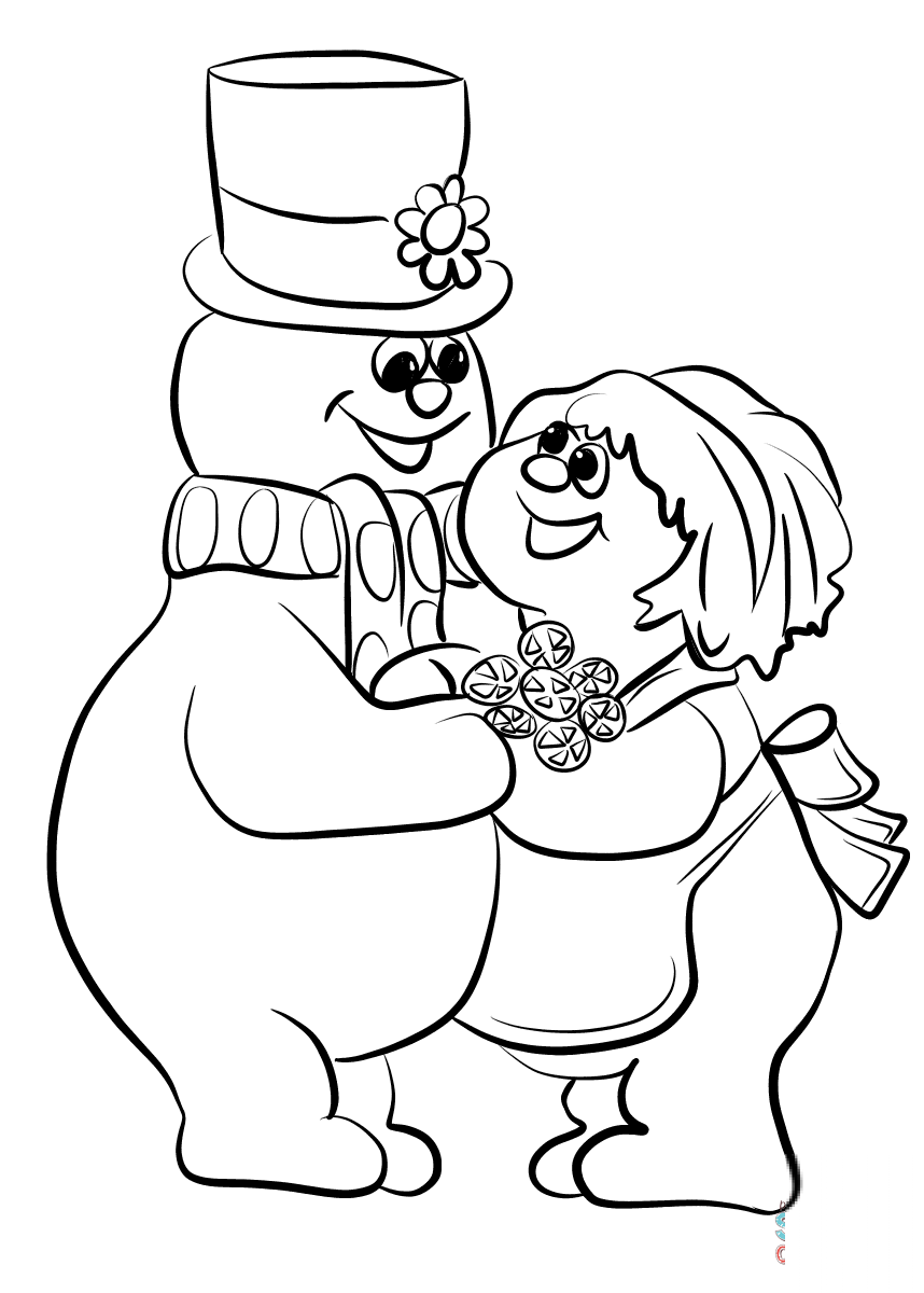 Frosty the Snowman with Crystal