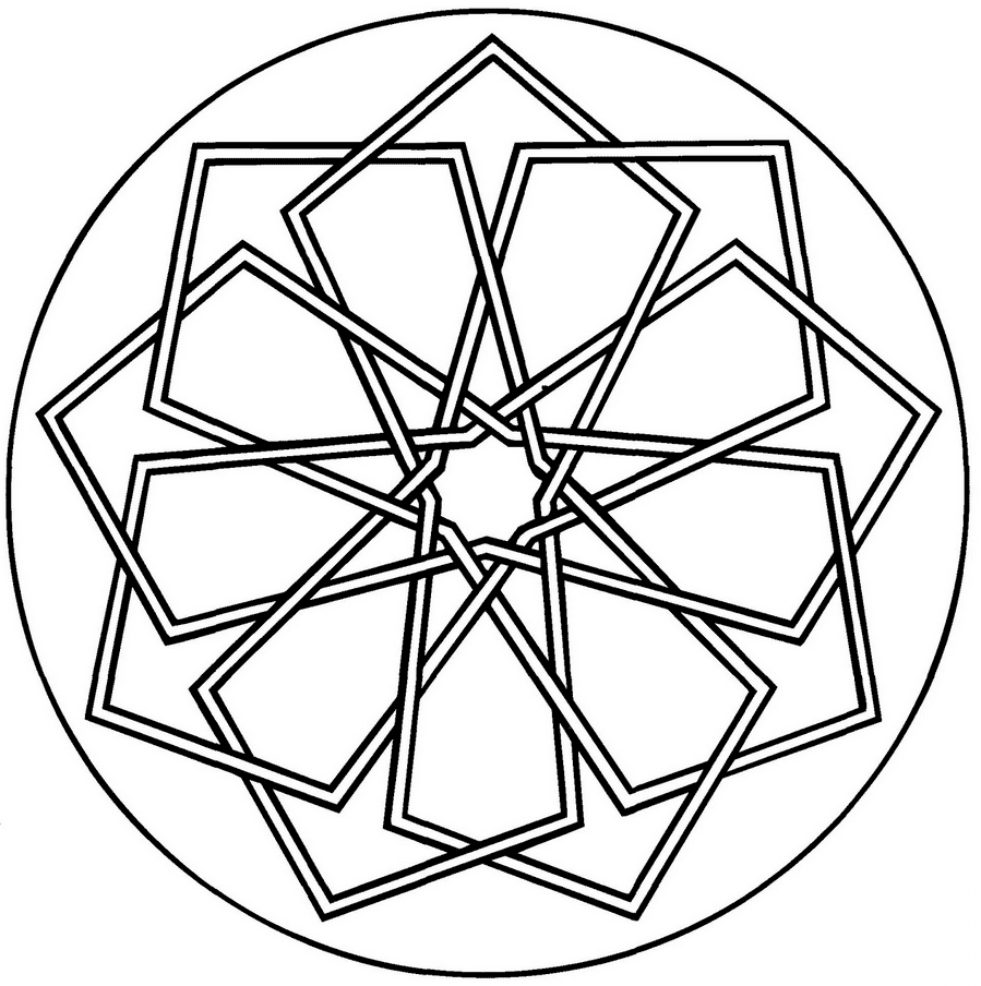 Simple Geometric Mandala