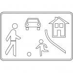 "Home zone" Sign in Germany