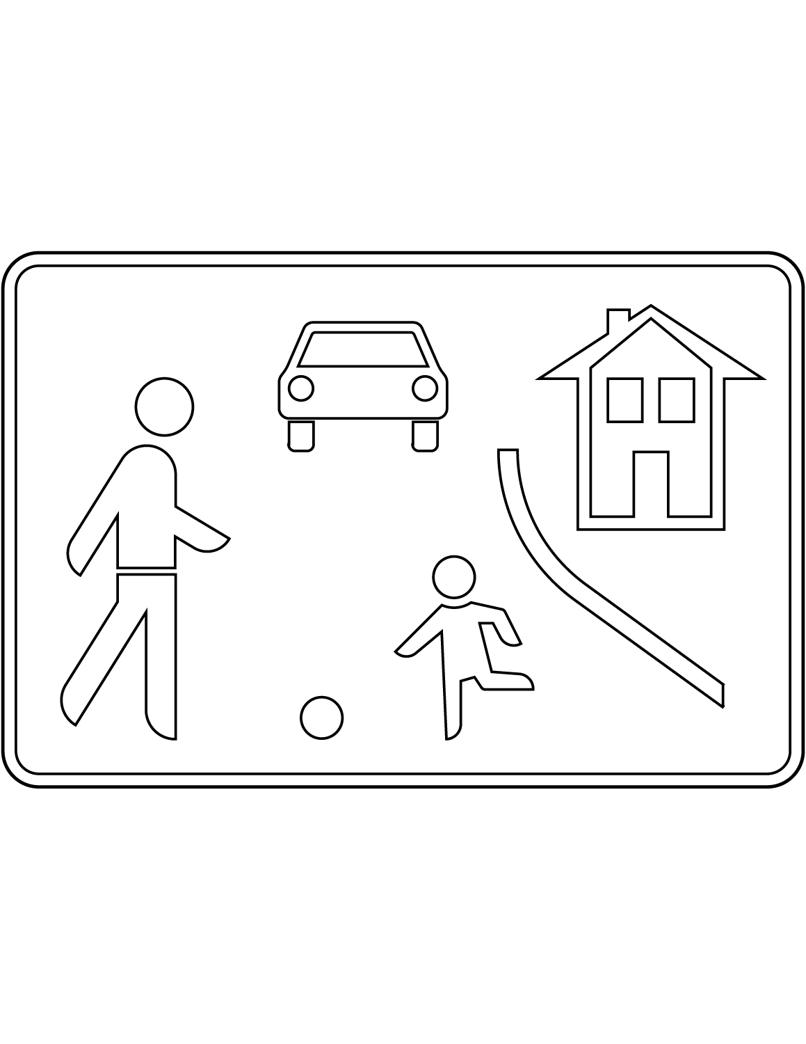 "Home zone" Sign in Germany