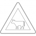 "Cattle" Sign in Germany