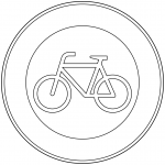 "No Bicycles" Sign in Germany