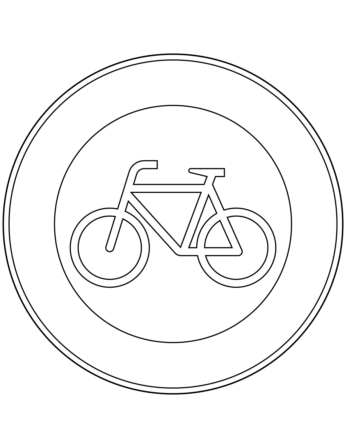 "No Bicycles" Sign in Germany