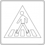 "Pedestrian Crossing" Sign in Germany