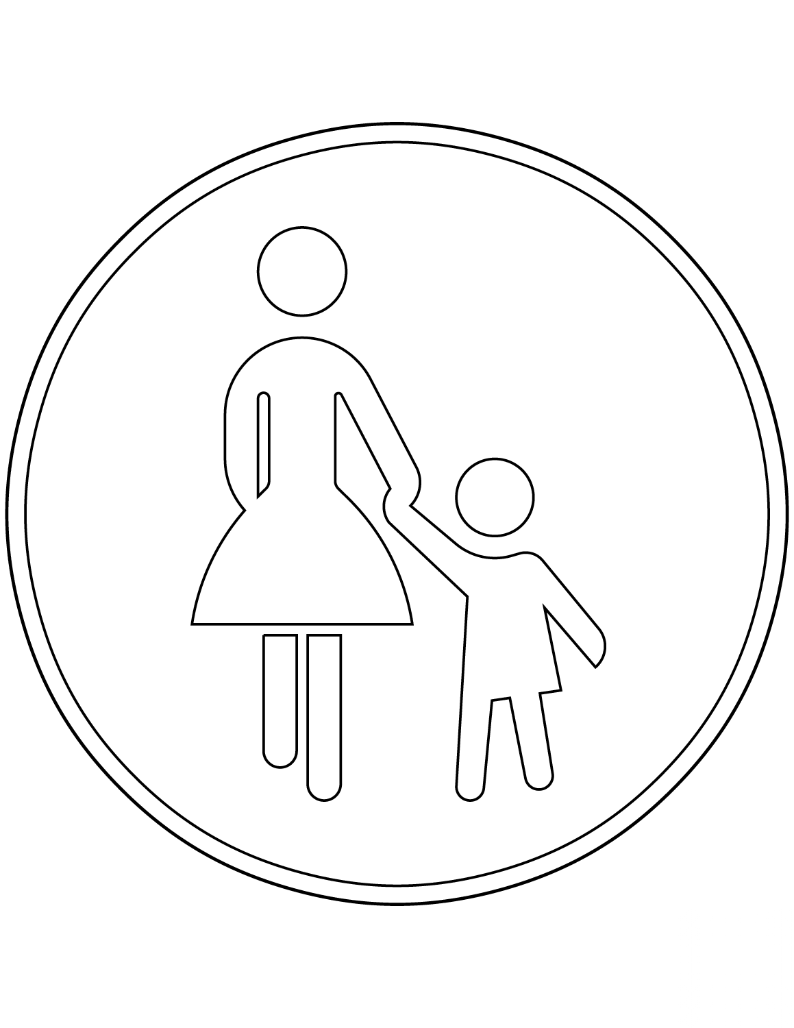 "Pedestrians Only" Sign in Germany