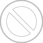 "No Parking" Sign in Germany