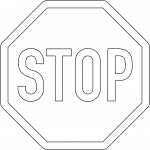"Stop" Sign in Germany