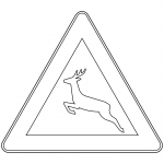 "Wild Animals" Sign in Germany