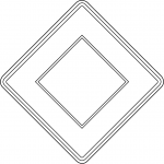 "Priority Road" Sign in Germany