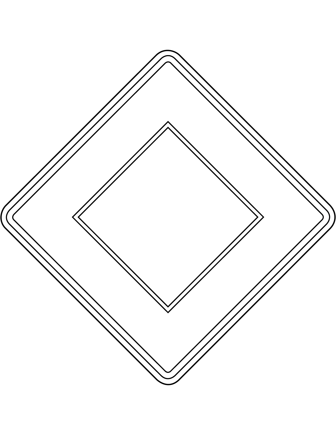 "Priority Road" Sign in Germany