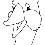 Cartoon Goose Head