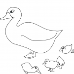 Mother Goose and Her Goslings