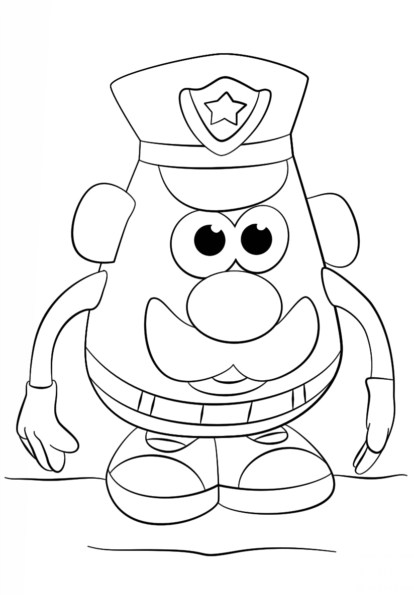 Mr. Potato Head Police Officer