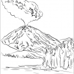 Lassen Peak Volcano Eruption