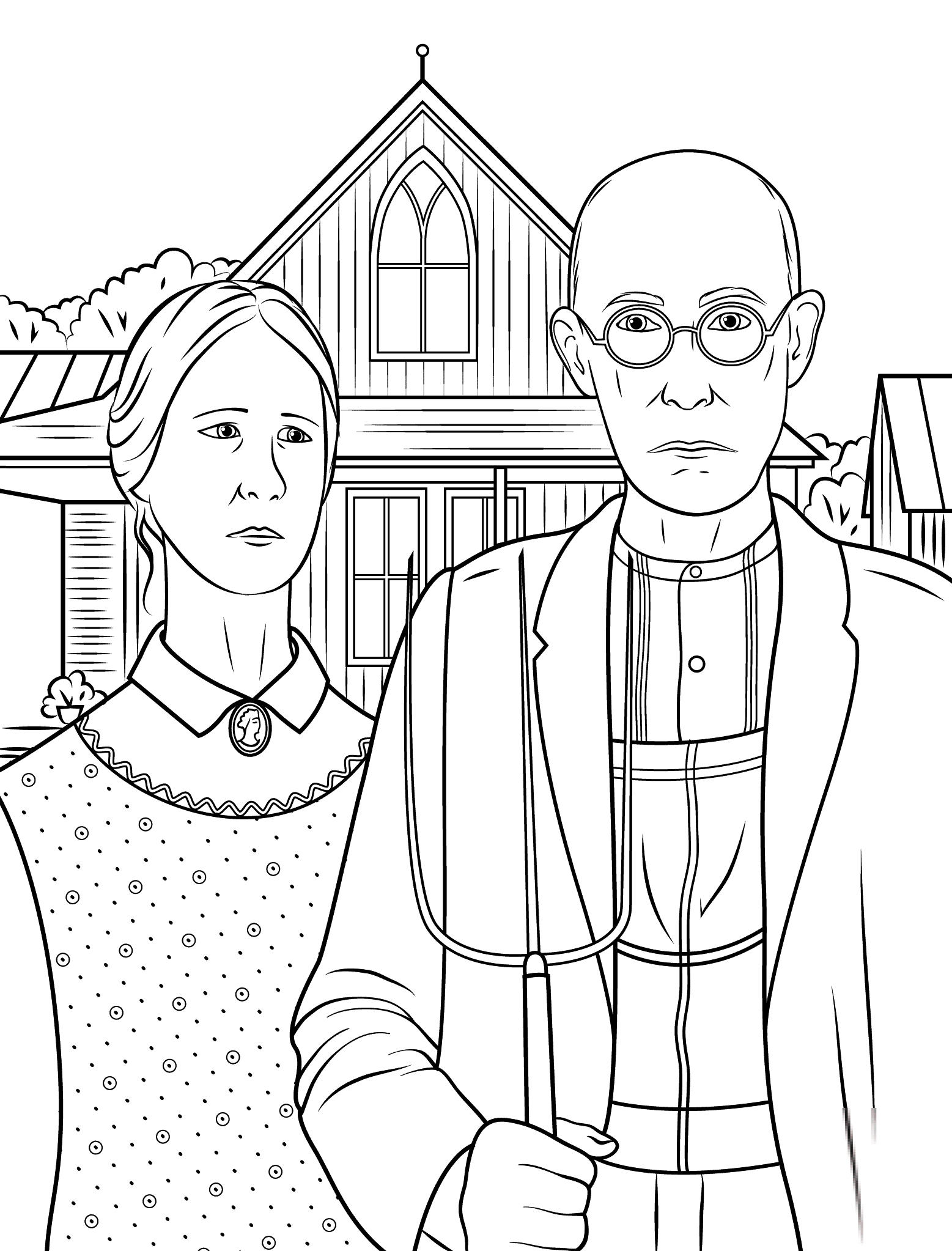 Amerykańscy Goci Granta Wooda