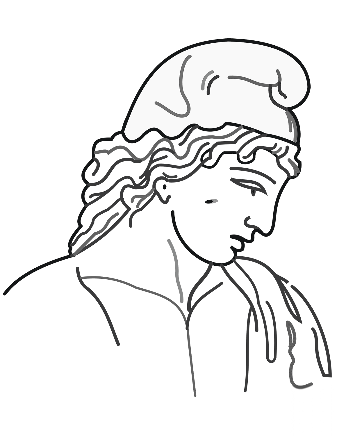 Woman Wearing Phrygian Cap